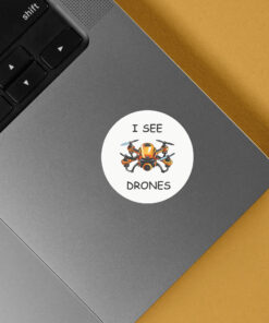 I See Drones Stickers