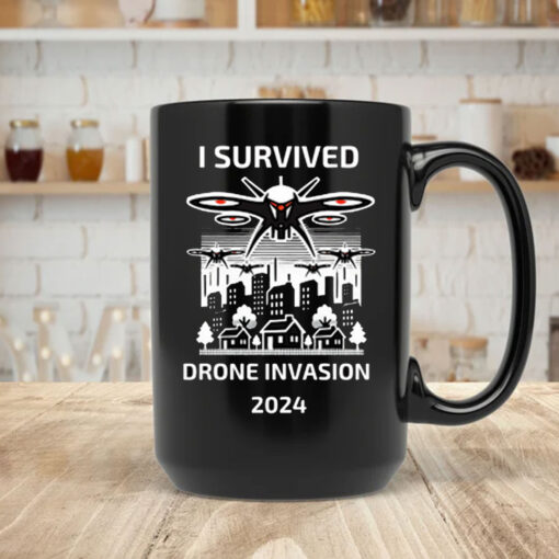 I Survived Drone Invasion Mug Coffee