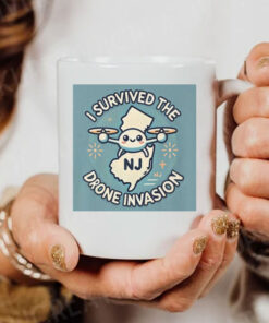 I Survived The Drones Invasion In NJ Mug Coffee