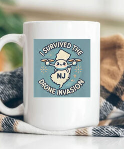 I Survived The Drones Invasion In NJ Mug Coffee