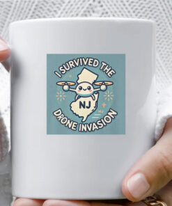 I Survived The Drones Invasion In NJ Mug Coffee