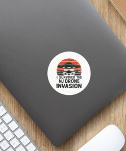 I Survived The NJ Drone Invasion Stickers - New Jersey drone sightings