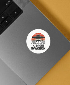 I Survived The NJ Drone Invasion Stickers - New Jersey drone sightings