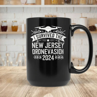 I Survived the New Jersey Drone Invasion 2024 Mug Coffee