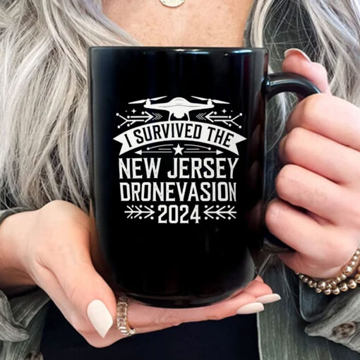 I Survived the New Jersey Drone Invasion 2024 Mug Coffee