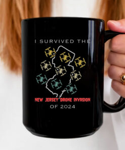 I Survived the New Jersey Drone Invasion of 2024 Mug Coffee