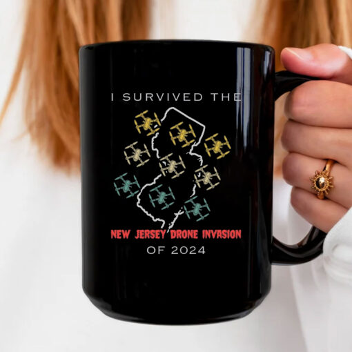 I Survived the New Jersey Drone Invasion of 2024 Mug Coffee