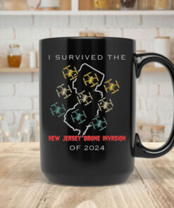 I Survived the New Jersey Drone Invasion of 2024 Mug Coffee