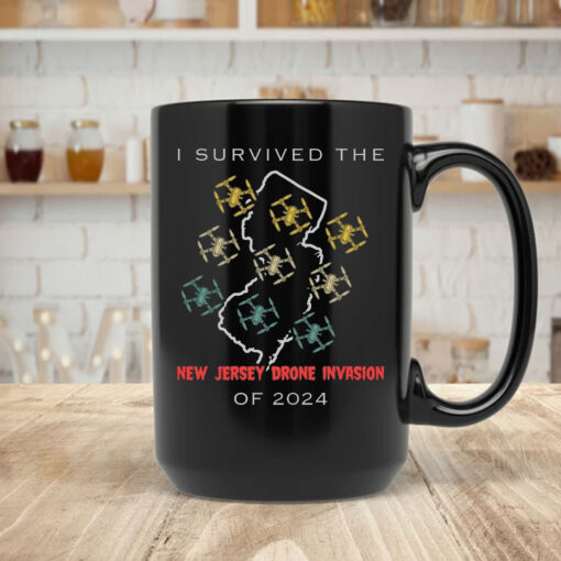 I Survived the New Jersey Drone Invasion of 2024 Mug Coffee