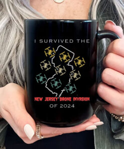 I Survived the New Jersey Drone Invasion of 2024 Mug Coffee