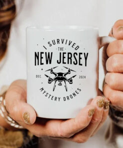 I Survived the New Jersey NJ Mystery Drones Mug Coffee