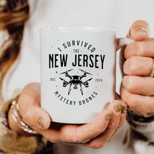 I Survived the New Jersey NJ Mystery Drones Mug Coffee