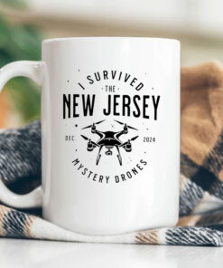 I Survived the New Jersey NJ Mystery Drones Mug Coffee