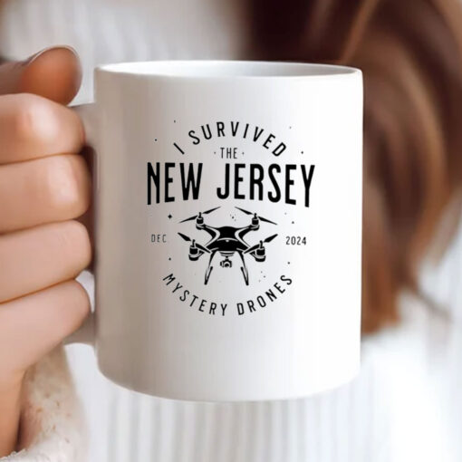 I Survived the New Jersey NJ Mystery Drones Mug Coffee