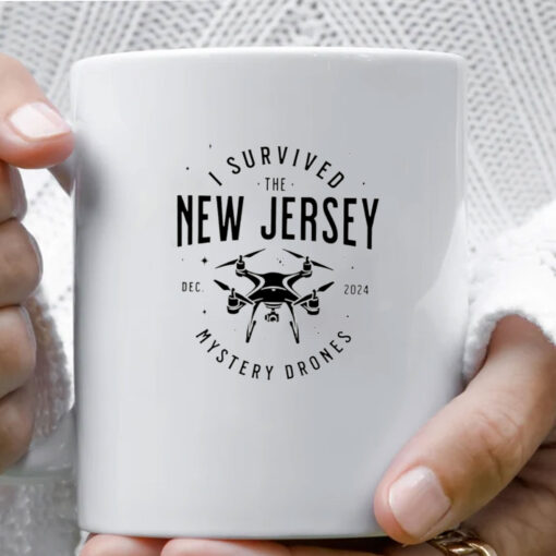 I Survived the New Jersey NJ Mystery Drones Mug Coffee