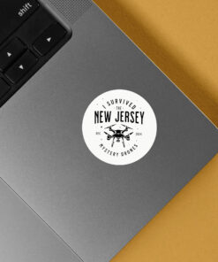 I Survived the New Jersey NJ Mystery Drones Stickers