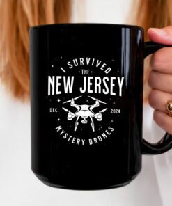 I Survived the New Jersey NJ Mystery Drones UFO UAP Mug Coffee