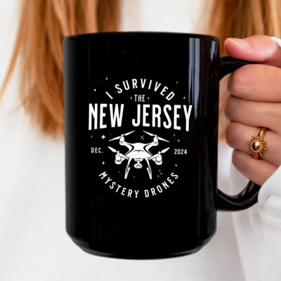 I Survived the New Jersey NJ Mystery Drones UFO UAP Mug Coffee