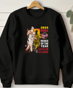 Indiana Fever Caitlin Clark Stadium Essentials Navy 2024 WNBA Rookie of the Year T-Shirt1