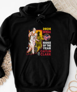 Indiana Fever Caitlin Clark Stadium Essentials Navy 2024 WNBA Rookie of the Year T-Shirt3