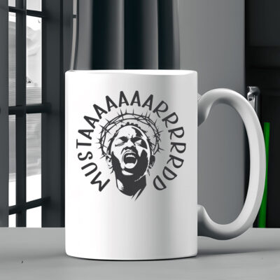 Inspired by Kendrick Lamar's  – Bold Artistic Crown Mug Coffee