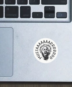 Inspired by Kendrick Lamar's – Bold Artistic Crown Stickers