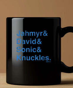 Jahymr Gibbs & David Montgomery Sonic & Knuckles Ampersand Mug2