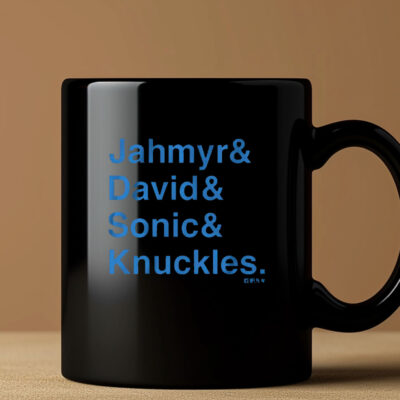 Jahymr Gibbs & David Montgomery Sonic & Knuckles Ampersand Mug2