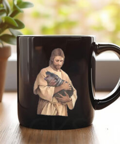 Jesus Moo Deng Mug Coffee