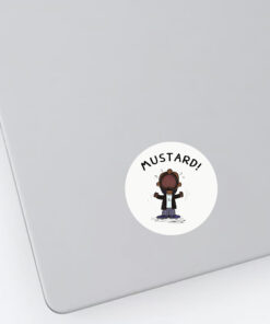 Kendrick Lamar MUSTARD Meme Stickers , Funny Hip Hop Graphic Top