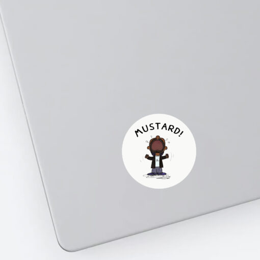 Kendrick Lamar MUSTARD Meme Stickers , Funny Hip Hop Graphic Top