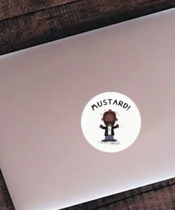 Kendrick Lamar MUSTARD Meme Stickers , Funny Hip Hop Graphic Top