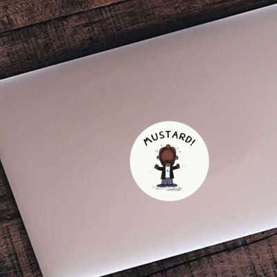 Kendrick Lamar MUSTARD Meme Stickers , Funny Hip Hop Graphic Top