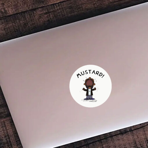 Kendrick Lamar MUSTARD Meme Stickers , Funny Hip Hop Graphic Top