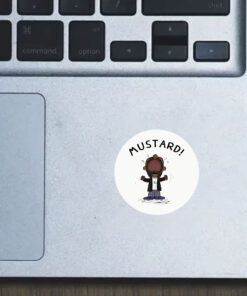 Kendrick Lamar MUSTARD Meme Stickers , Funny Hip Hop Graphic Top