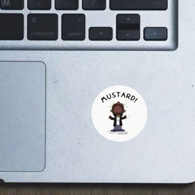 Kendrick Lamar MUSTARD Meme Stickers , Funny Hip Hop Graphic Top