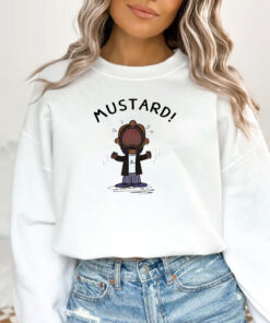 Kendrick Lamar MUSTARD Meme T-Shirts , Funny Hip Hop Graphic Top