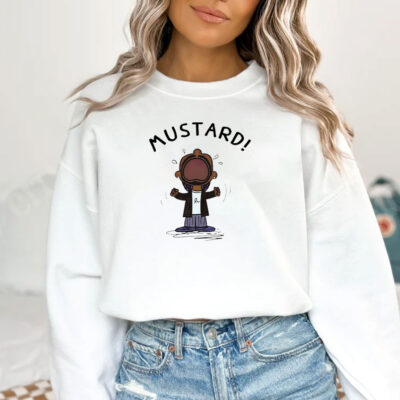 Kendrick Lamar MUSTARD Meme T-Shirts , Funny Hip Hop Graphic Top