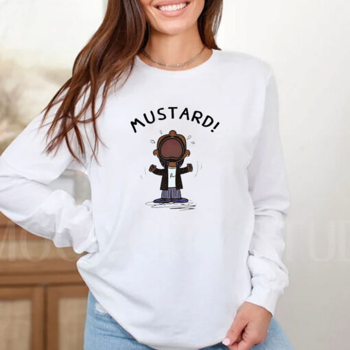 Kendrick Lamar MUSTARD Meme T-Shirts , Funny Hip Hop Graphic Top