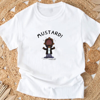 Kendrick Lamar MUSTARD Meme T-Shirts , Funny Hip Hop Graphic Top