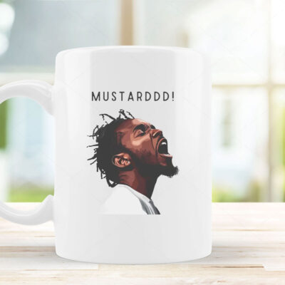 Kendrick Lamar Mustard Mug Coffee , Hip-Hop Graphic 