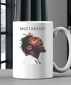 Kendrick Lamar Mustard Mug Coffee , Hip-Hop Graphic