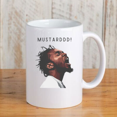 Kendrick Lamar Mustard Mug Coffee , Hip-Hop Graphic 