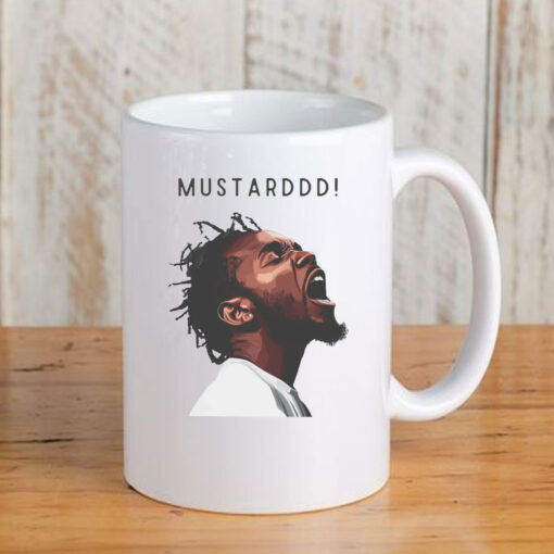 Kendrick Lamar Mustard Mug Coffee , Hip-Hop Graphic