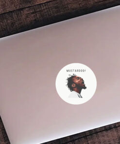 Kendrick Lamar Mustard Stickers , Hip-Hop Graphic