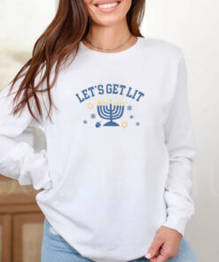 Let's Get Lit Hanukkah T-Shirts