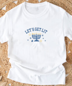 Let's Get Lit Hanukkah T-Shirts