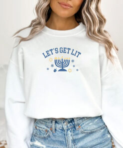 Let's Get Lit Hanukkah T-Shirts