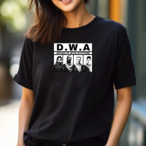 Limted D.W.A Defaults With Attitude T-Shirt 2024