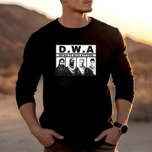 Limted D.W.A Defaults With Attitude T-Shirt 20243